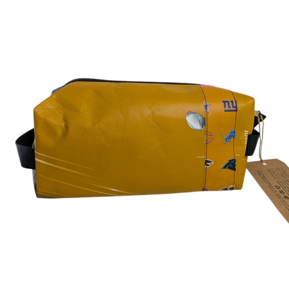 Magpies and Peacocks Houston Texas Superbowl LI Recycled Dopp Kit Toiletry Bag - Picture 3 of 8